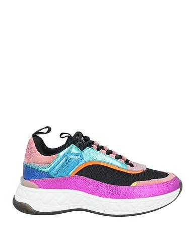 KURT GEIGER Sneakers Fuchsia Leather, Textile fibres