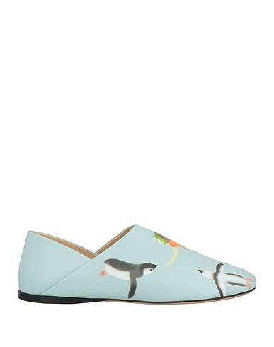 LOEWE Loafers Sky blue Leather