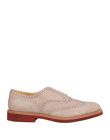 CHURCH'S Laced shoes Off white Deerskin