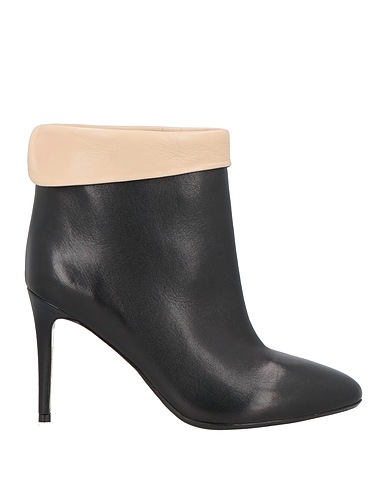 ANNA F. Ankle boot Black Leather
