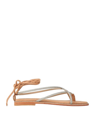 STUDIO MODE Flip flops Grey Textile fibres