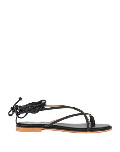 STUDIO MODE Flip flops Black Textile fibres