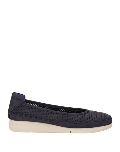 FX FRAU Ballet flats Navy blue Leather