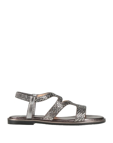 STUDIO MODE Sandals Grey Textile fibers