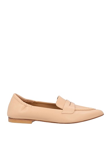 ANNA F. Loafers Beige Leather