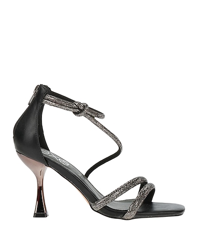 EXE' Sandals Black Textile fibres