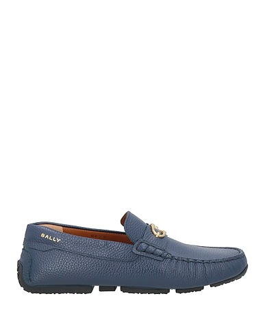 BALLY Loafers Navy blue Cow leather