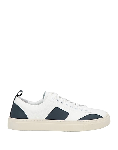 BOGLIOLI Sneakers White Leather, Other Fibres