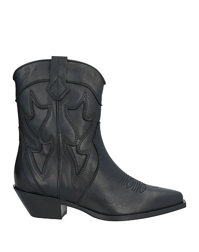 CURIOSITÉ Ankle boot Black Calfskin