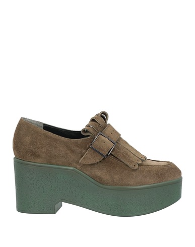 ROBERT CLERGERIE Loafers Military green Leather