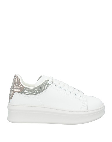 GAëLLE Paris Sneakers White Leather, Synthetisches Material