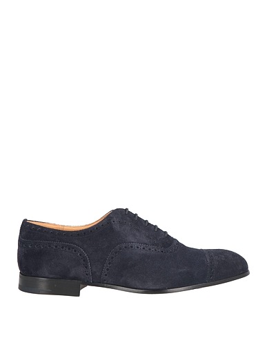 CHURCH'S Laced shoes Midnight blue Leather