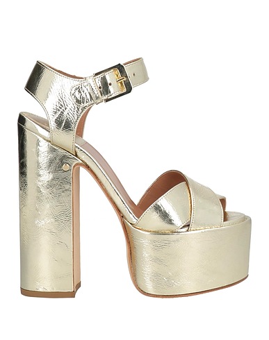 LAURENCE DACADE Sandals Platinum Leather