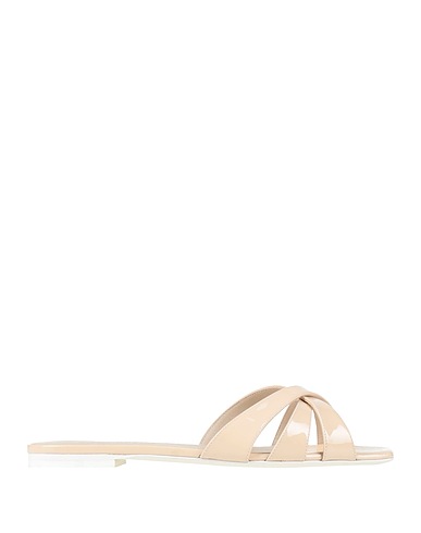 3JUIN Sandals Cream Leather