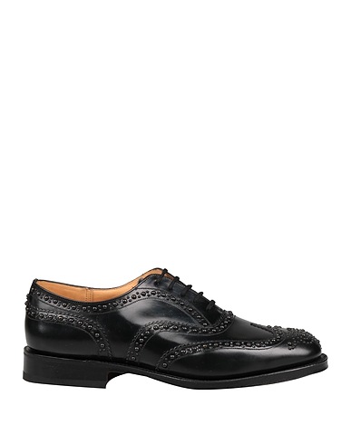 CHURCH'S Laced shoes Black Leather