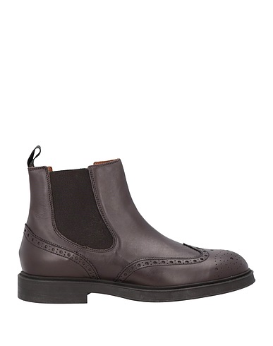 FRAU Ankle boot Dark brown Leather