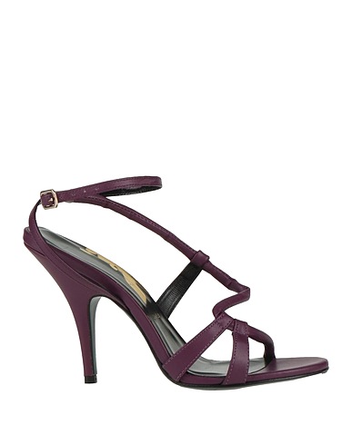PATRIZIA PEPE Sandals Plum Leather