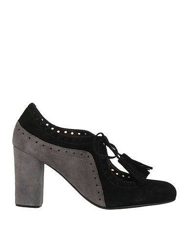 GREIGE Pump Black Leather