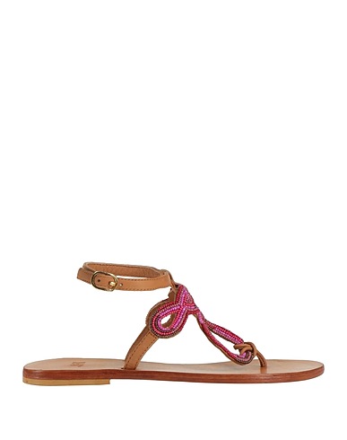 JFK Flip flops Sand Leather