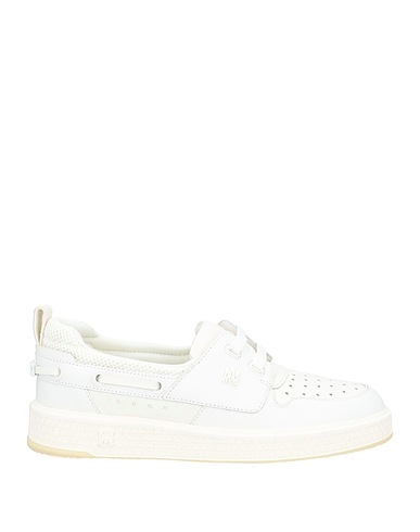 AMIRI Sneakers White Leather, Textile fibers