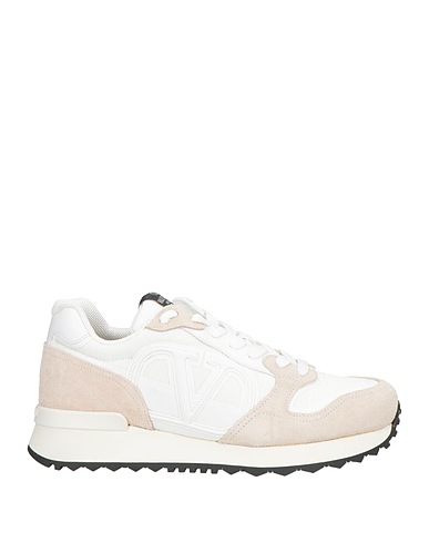 VALENTINO GARAVANI Sneakers Light grey Leather, Textile fibres