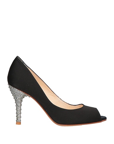 DANIELE ANCARANI Pump Black Textile fibers