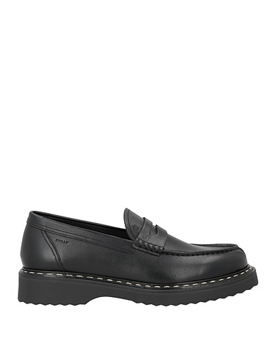 BALLY Loafers Black Calfskin