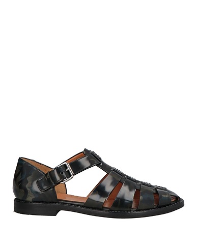 CHURCH'S Sandals Deep teal Leather