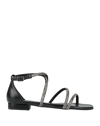 TSAKIRIS MALLAS Sandalen NERO Gewebefasern