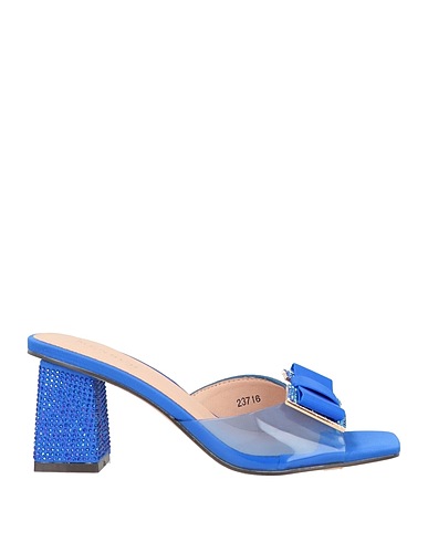 MENBUR Sandals Blue Textile fibres