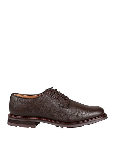 CHURCH'S Schnürschuhe Dunkelbraun Leder