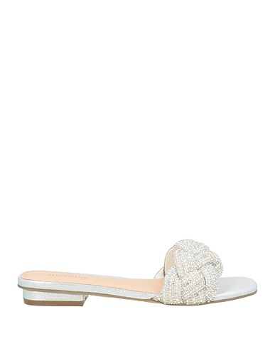 MENBUR Sandalen Silber Gewebefasern