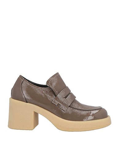 JANET & JANET Mocassino Tortora Pelle