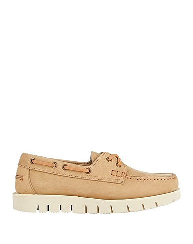 BOOMERANG Mocassino Beige Pelle
