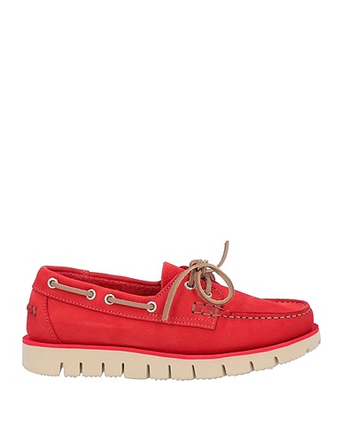 BOOMERANG Loafers Red Leather