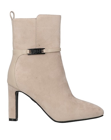 LAURA BIAGIOTTI Ankle boot Light grey Textile fibres
