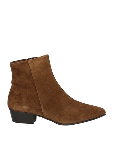 CRISTINA MILLOTTI Ankle boot Brown Leather