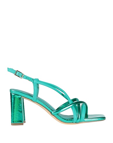 MENBUR Sandals Turquoise Textile fibers