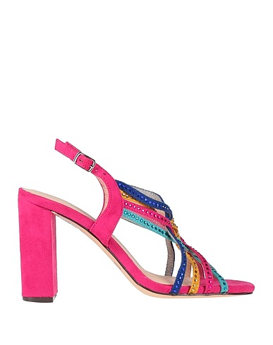 MENBUR Sandals Fuchsia Textile fibers
