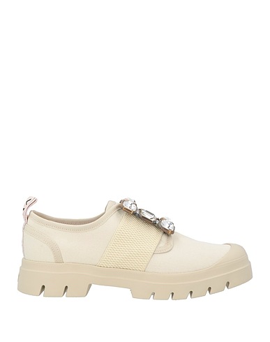 ROGER VIVIER スニーカー ベージュ 紡績繊維