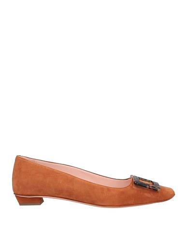 ROGER VIVIER Ballet flats Tan Leather