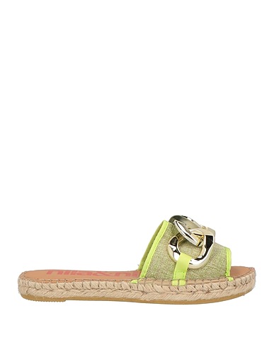 NILA & NILA Espadrilles TREND Limettengrün Gewebefasern