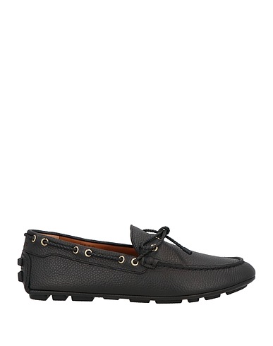 BALLY Loafers Black Leather
