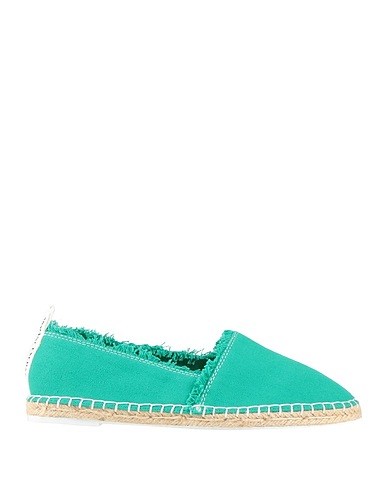ARMANI EXCHANGE Espadrilles Emerald green Textile fibres