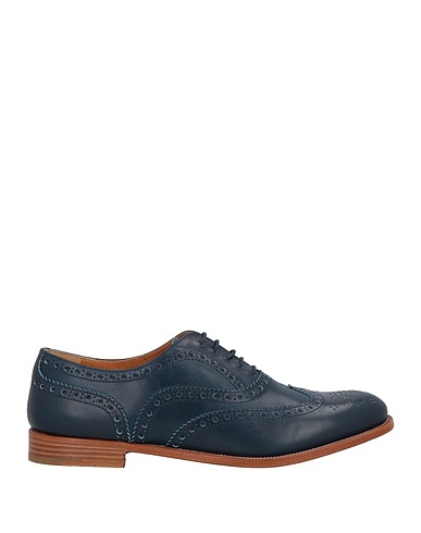 CHURCH'S Laced shoes Navy blue Leather