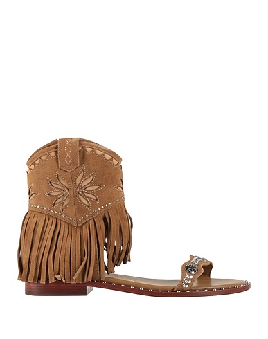ASH Sandalen Khaki Leder