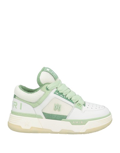 AMIRI Sneakers Light green Leather, Textile fibres