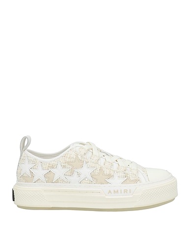 AMIRI Sneakers Avorio Pelle, Fibre tessili