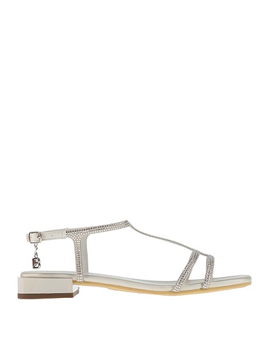 LAURA BIAGIOTTI Sandali Beige Fibre tessili