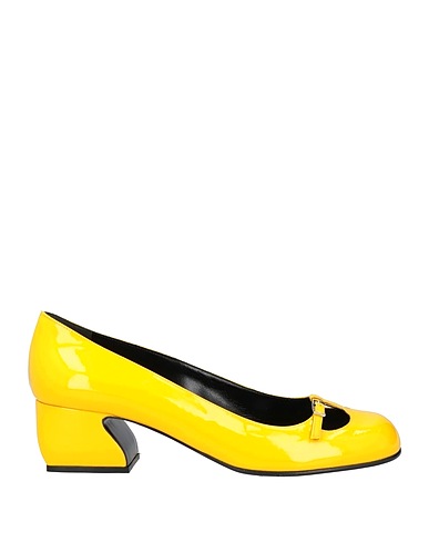 SI ROSSI by SERGIO ROSSI Décolleté Giallo Pelle